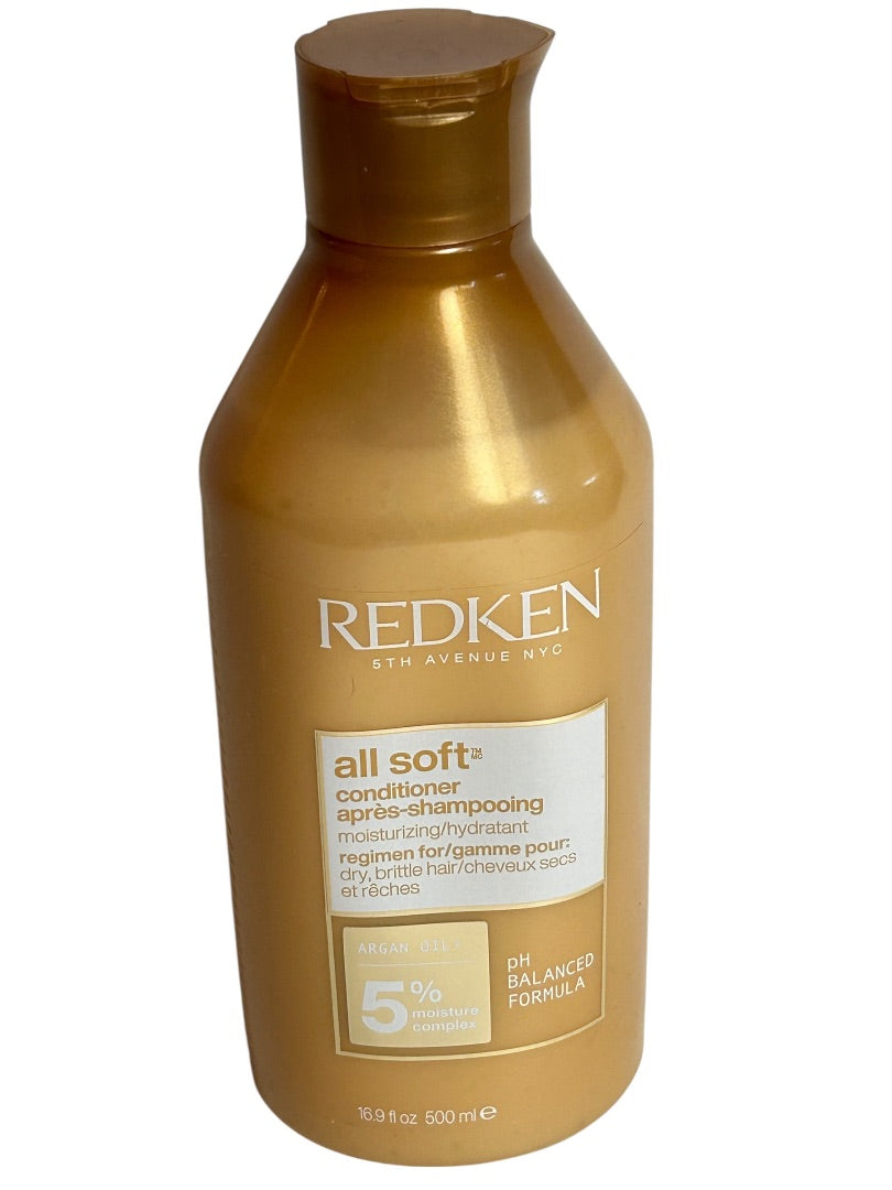 Redken All Soft Conditioner for Dry Brittle Hair pH Balanced 10.1 oz