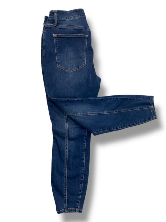 Size 14W Judy Blue Skinny Fit Jeans Denim Front Seam Womens 27" Inseam