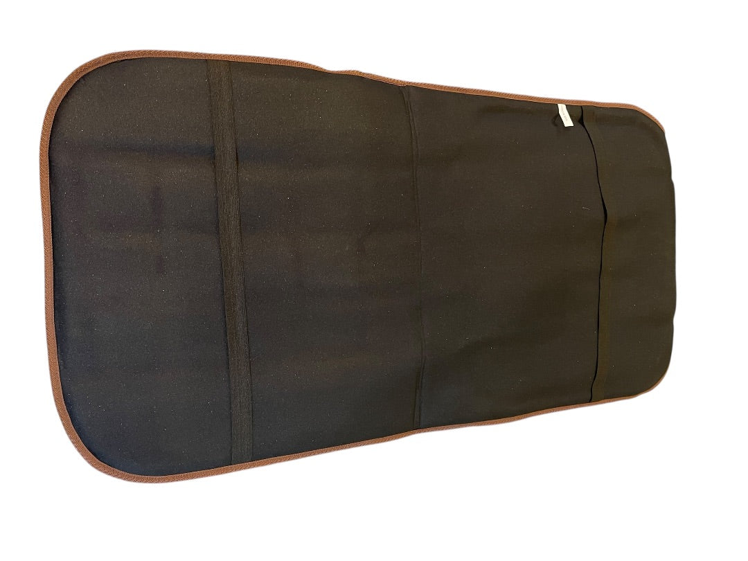 Leather Patchwork Ergo Comfort Lumbar Support Cushion Home or Auto