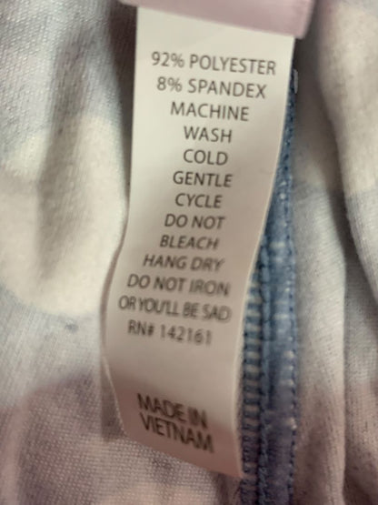 One Size LulaRoe Womens Leggings 2 Pair Pink Minnie Blue