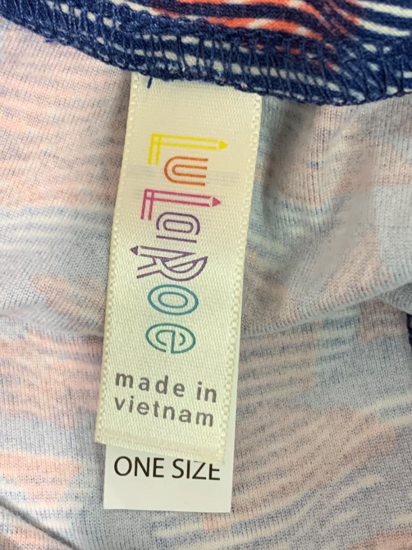 One Size LulaRoe Womens Leggings 3 Pair Assorted Purples Blues