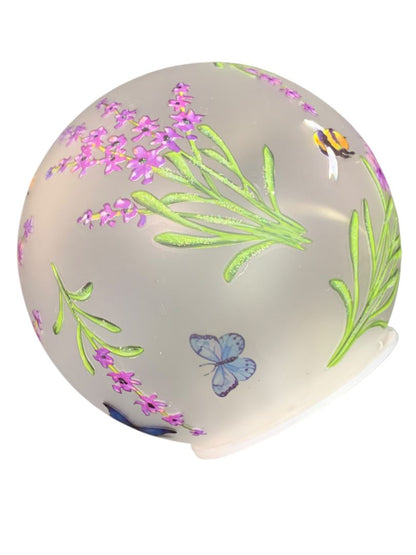 Melrose Acrylic Tabletop Fairy Light Globe Butterfly Bee Flower 5"