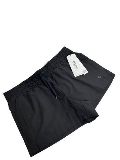 Large RBX Active New Womens Black Activewear Quick Dry Pocket Walking Shorts