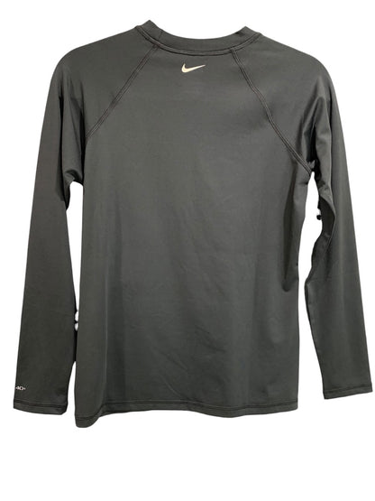 Medium Nike Swim Womens Black Long Sleeve Rashguard New NESS9383