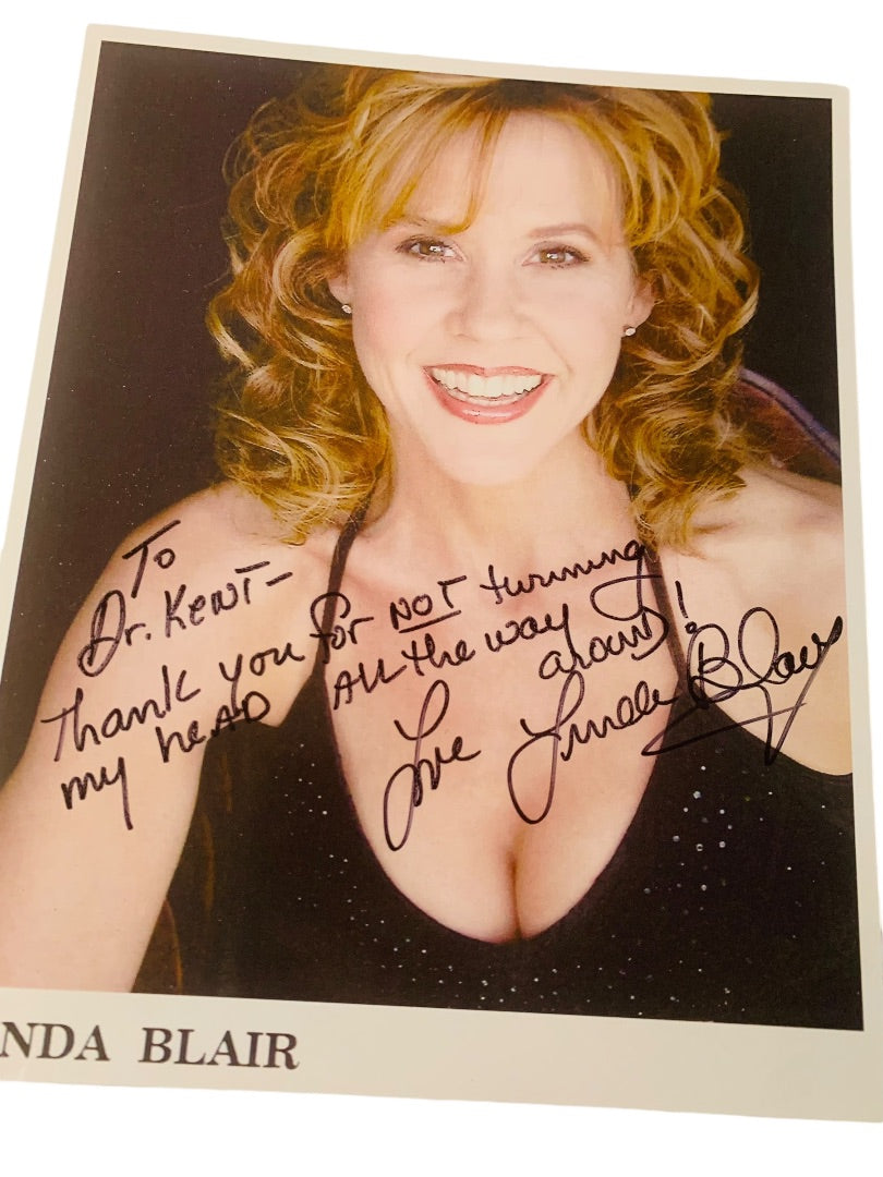 Signed Linda Blair Promo Photo Personalized Autograph 8 x10