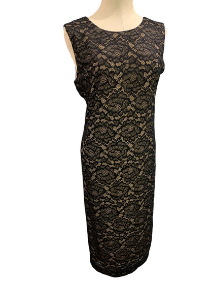 XXL Dress the Population Lined Black Lace New Stretch Dress