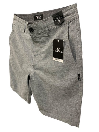 Size 30 O'Neill Mens New Hybrid Drifter Shorts Standard Fit Gray