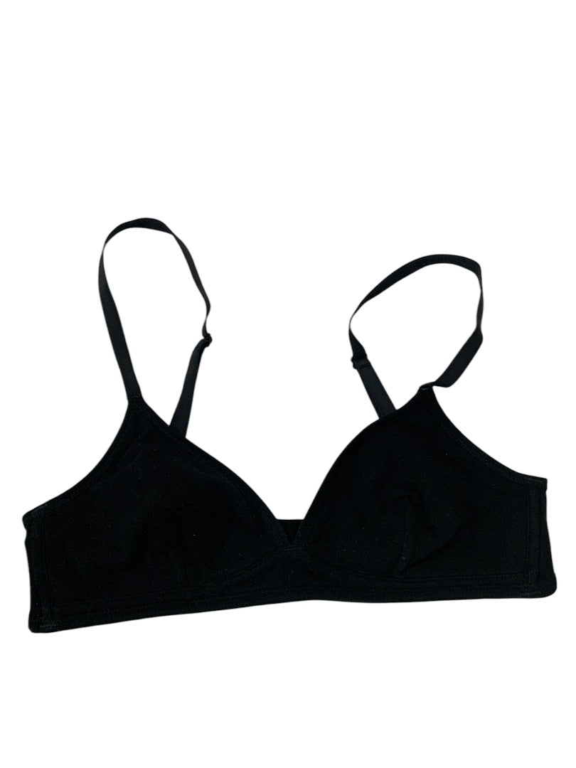 XS Love by Gap Black Stretch Cotton Tshirt Bra