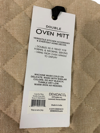 Demadco New Double Oven Mitt Will Cook for Wine