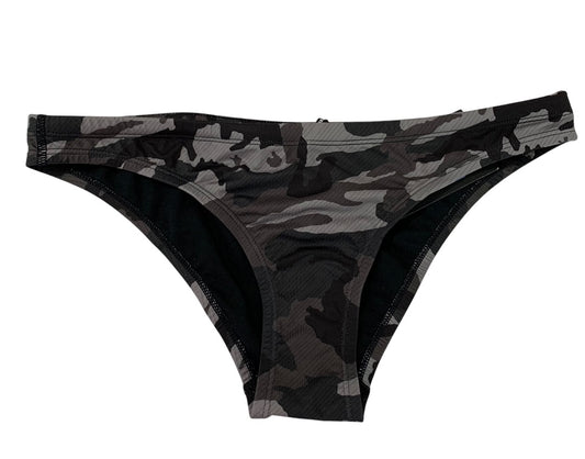 Medium Nike Swim Womens New Bikini Bottoms Gray Camo