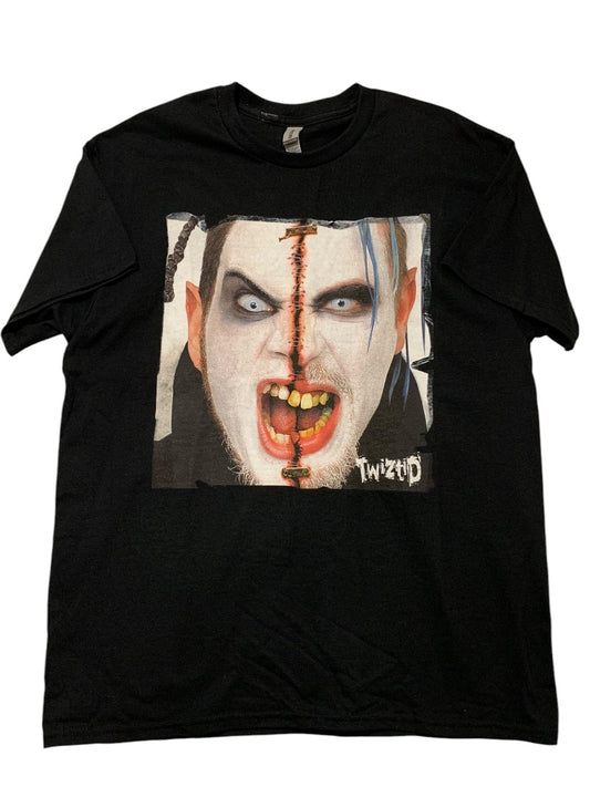 Large Twiztid Freek Show Tshirt Black Short Sleeve Scary