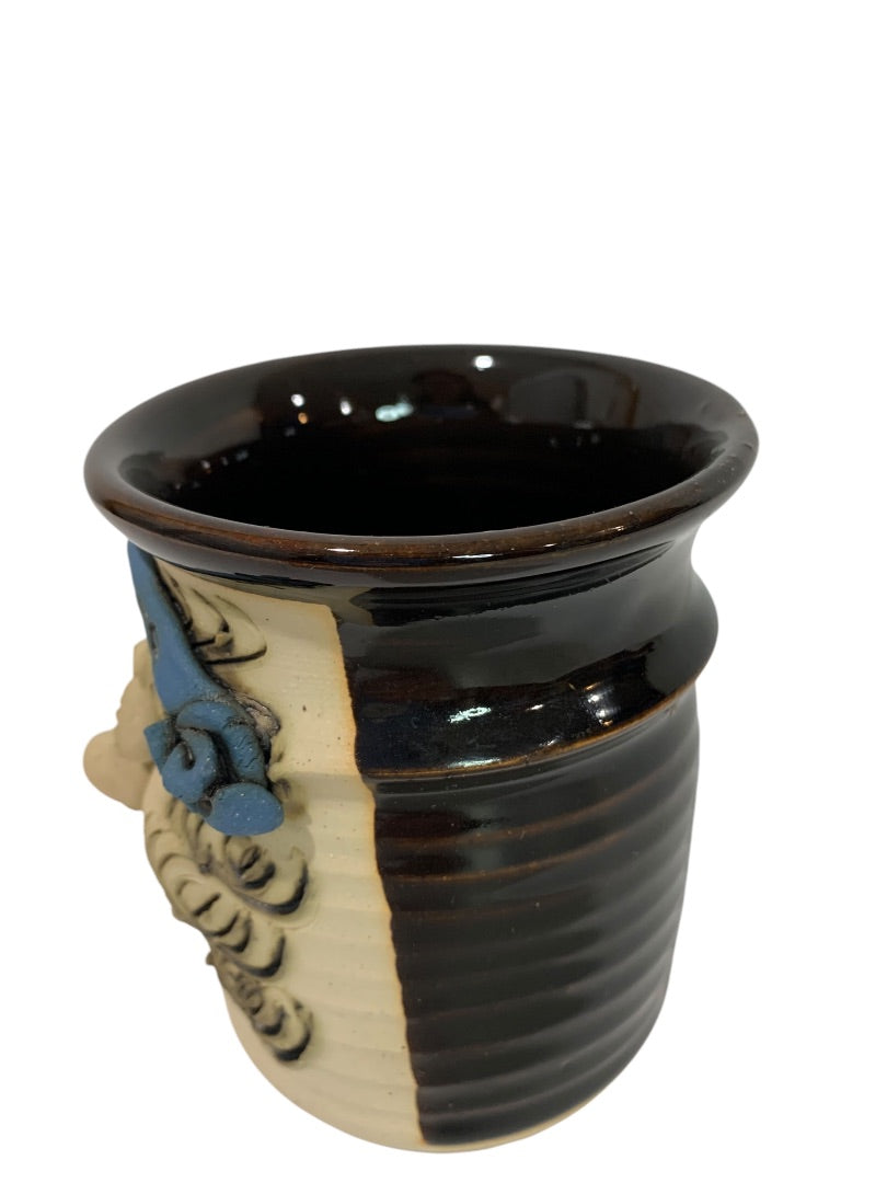 Bradford Pottery Face Ugly Mug Lawyer Female Signed