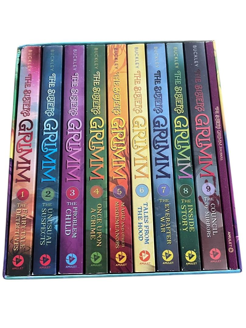 Set of 9 The Sisters Grim & Journal Box Set Paperback Books