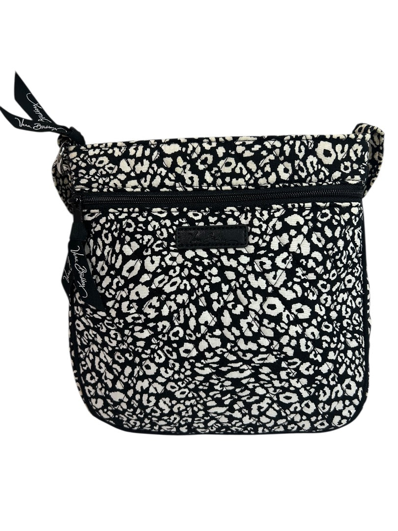 Vera Bradley Camocat Hipster Bag Crossbody Black White