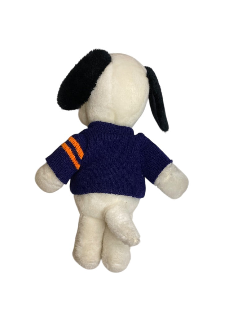 Vintage Snoopy Peanuts Plush Letterman Jacket "JH" 10.5 Inch