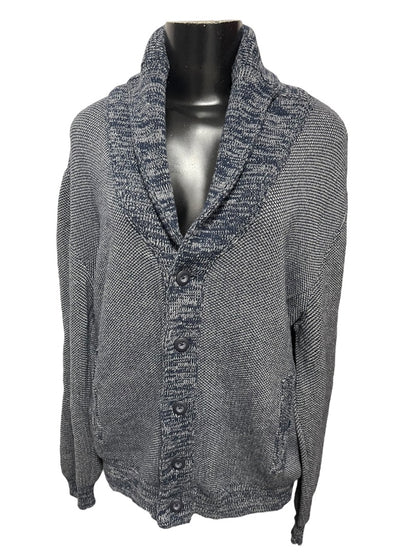 XXL American Rag Cie Button Down Cardigan Sweater Pockets Blue