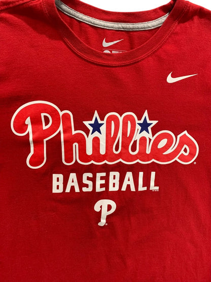 XL Nike Mens Philadelphia Phillies Baseball Regular Fit Tshirt
