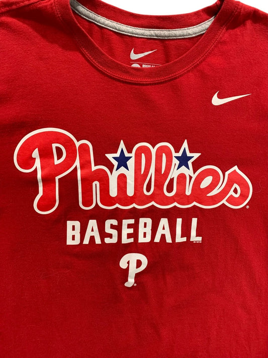 XL Nike Mens Philadelphia Phillies Baseball Regular Fit Tshirt