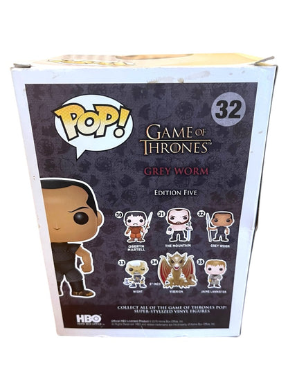 Funko Pop Game of Thrones Grey Worm #32 Vinyl Bobble-Head NIB