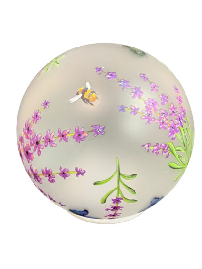 Melrose Acrylic Tabletop Fairy Light Globe Butterfly Bee Flower 5"