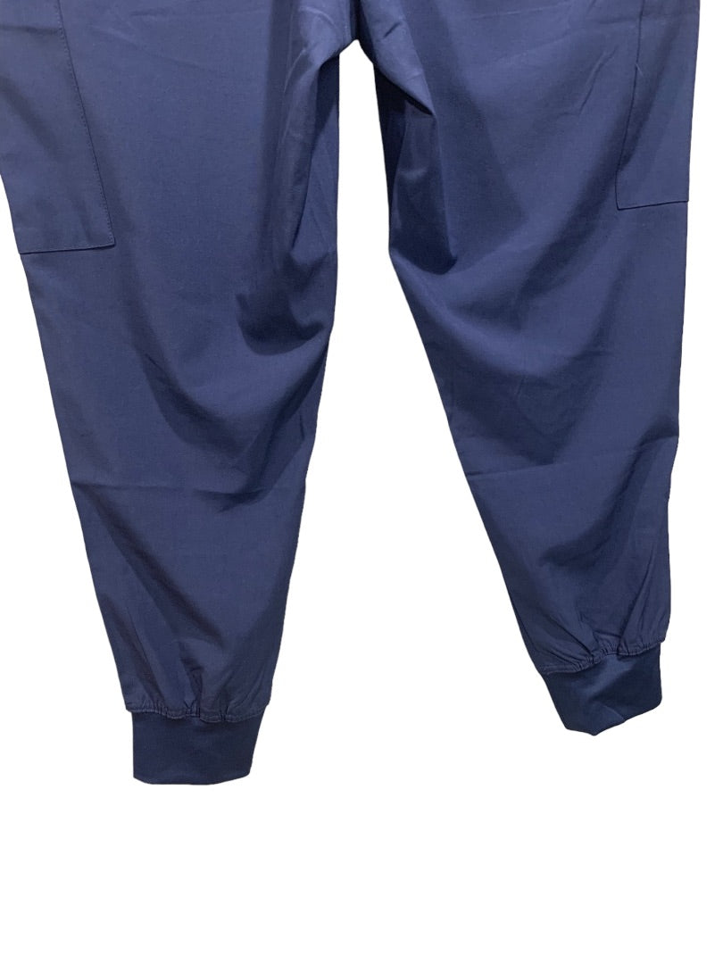 Large MedCouture Navy Blue Energy Navy Blue Scrub Pants Tech Fabric Vet Medical