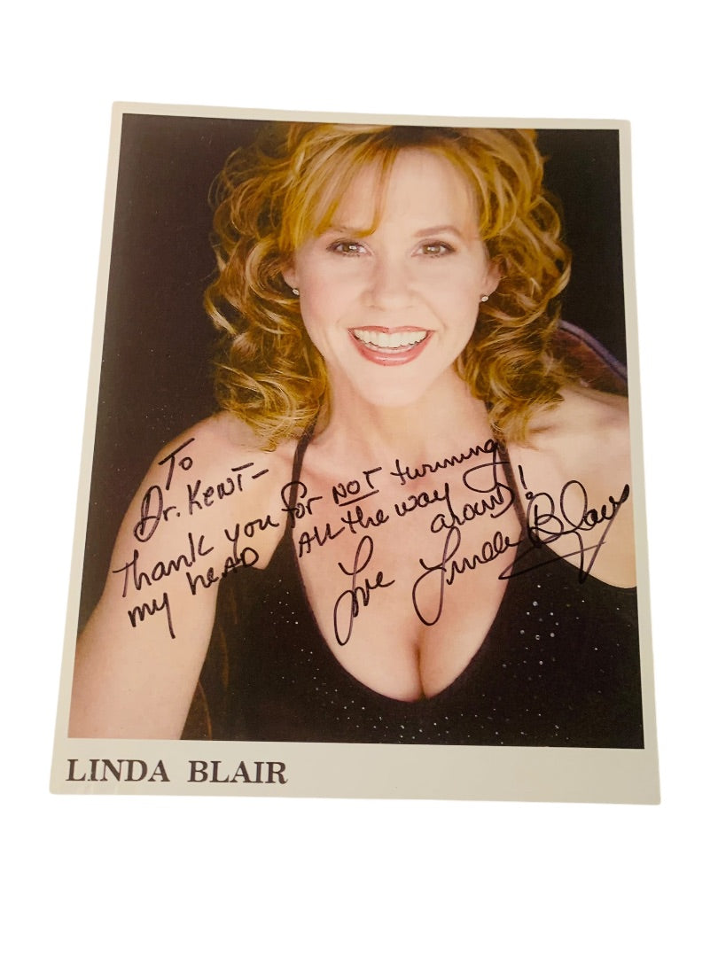 Signed Linda Blair Promo Photo Personalized Autograph 8 x10