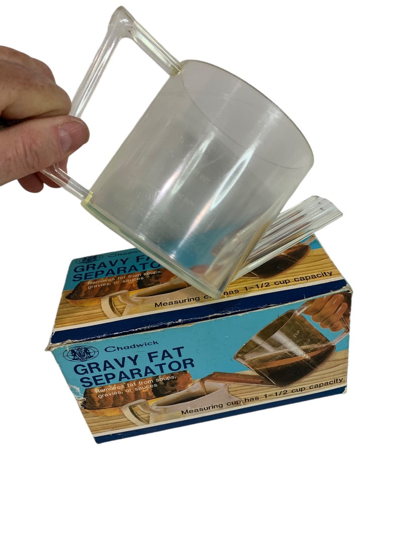 Chadwick Gravy Fat Separator Measuring Cup 1-1 1/2 Capacity 1960s Vintage