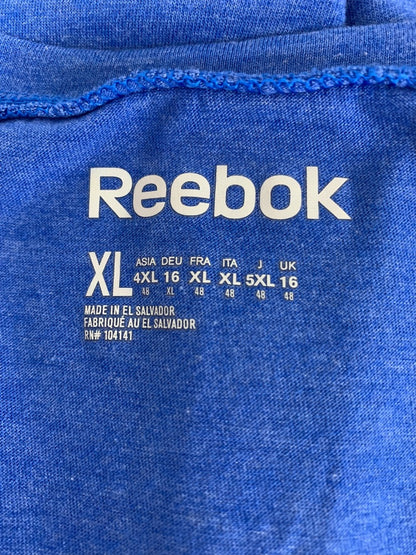 XL Reebok Womens Blue Activewear Tank Top Sleeveless Work Out Shirt