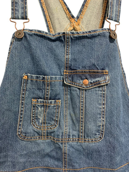 XXL Mossimo Womens Denim Bib Overalls Distressed Jean