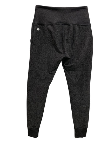 XS Zella Womens Jogger Style Leggings Pockets Heathered Black