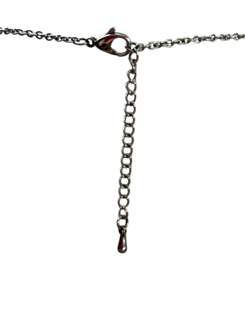 Silvertone Chain Necklace 16.5" plus 1.5" Extender Lobster Clasp