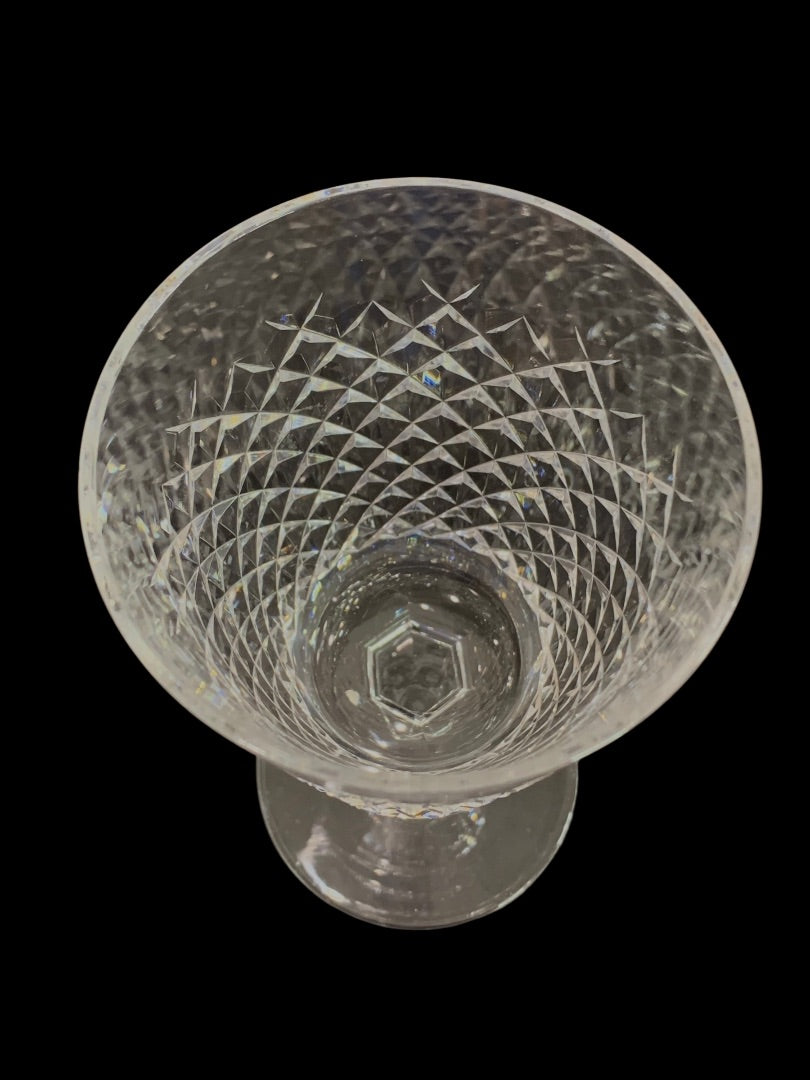 Waterford Crystal Alana Goblet 10 Ounce Cut 7 Inch