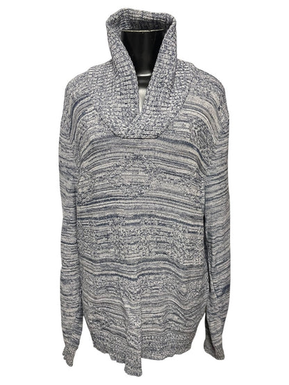 XXL American Rag Cie Womens Long Sleeve Sweater Marled Blue Pullover