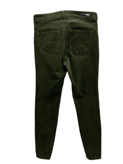 Size 00 Kut from the Kloth Womens Diana Fab Ab Skinny Corduroy Dark Green