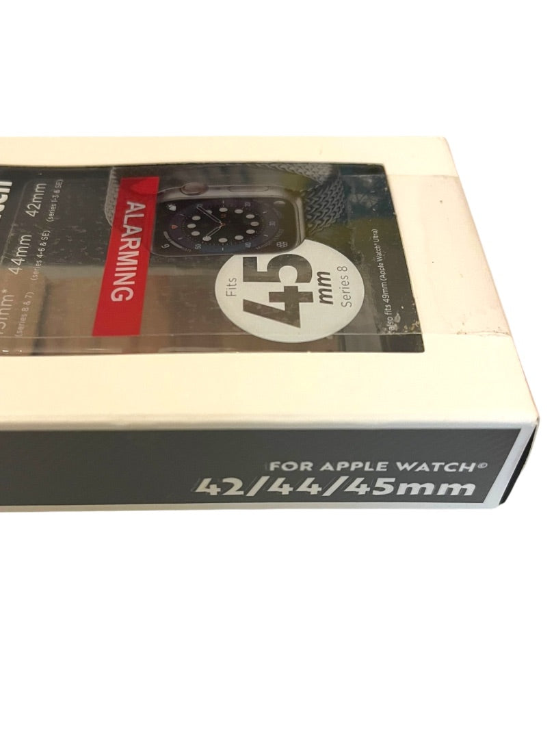 Braid Adjustable Band for Apple Watch 45mm 44mm 42mm Tan Black NIB