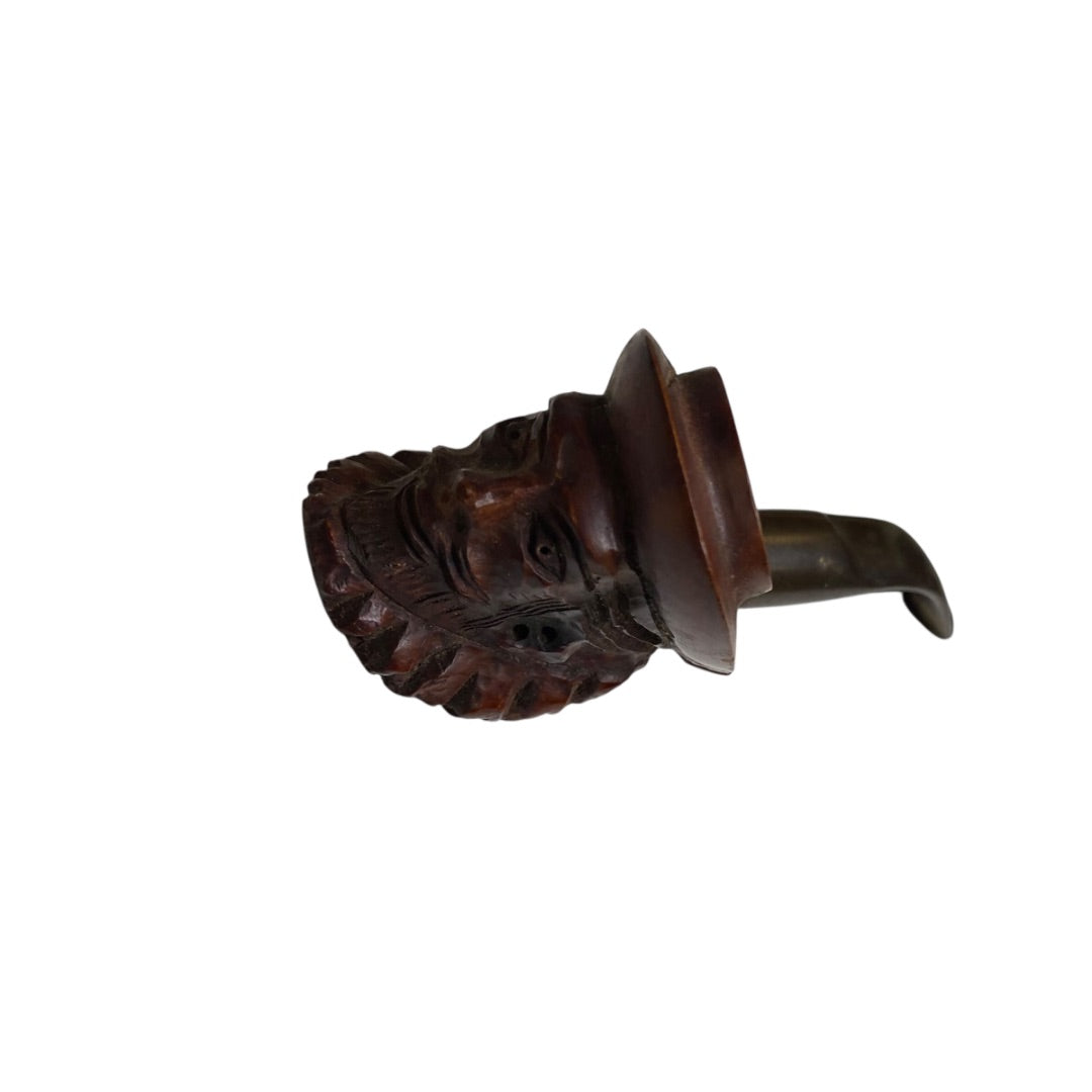 Vintage Sir Walter Raleigh Briar Hand Carved Isreal Smoking Pipe