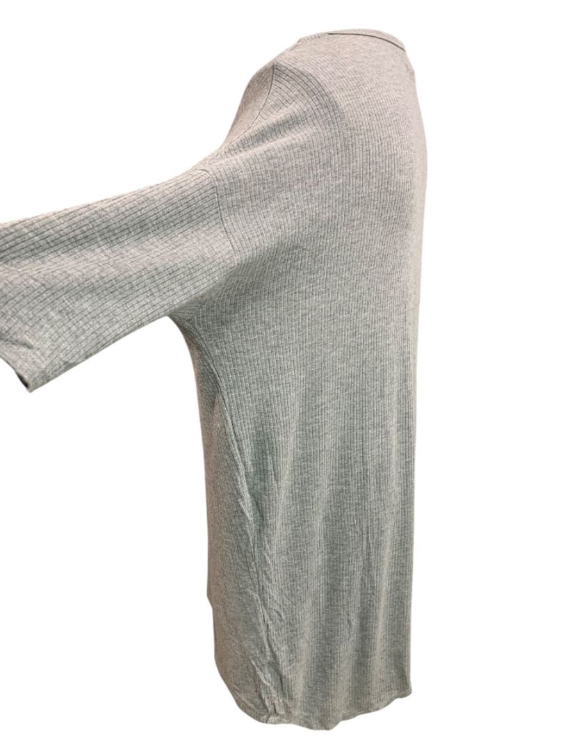Size XS LulaRoe Gray Tunic Tshirt Ribbed Hi Lo Hem