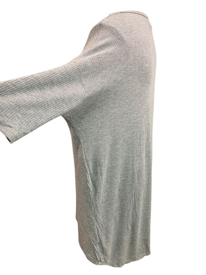 Size XS LulaRoe Gray Tunic Tshirt Ribbed Hi Lo Hem