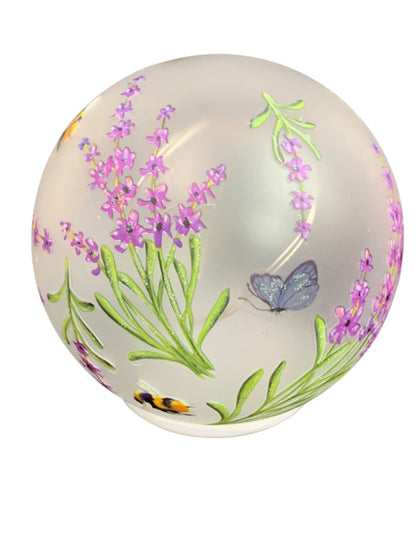 Melrose Acrylic Tabletop Fairy Light Globe Butterfly Bee Flower 5"