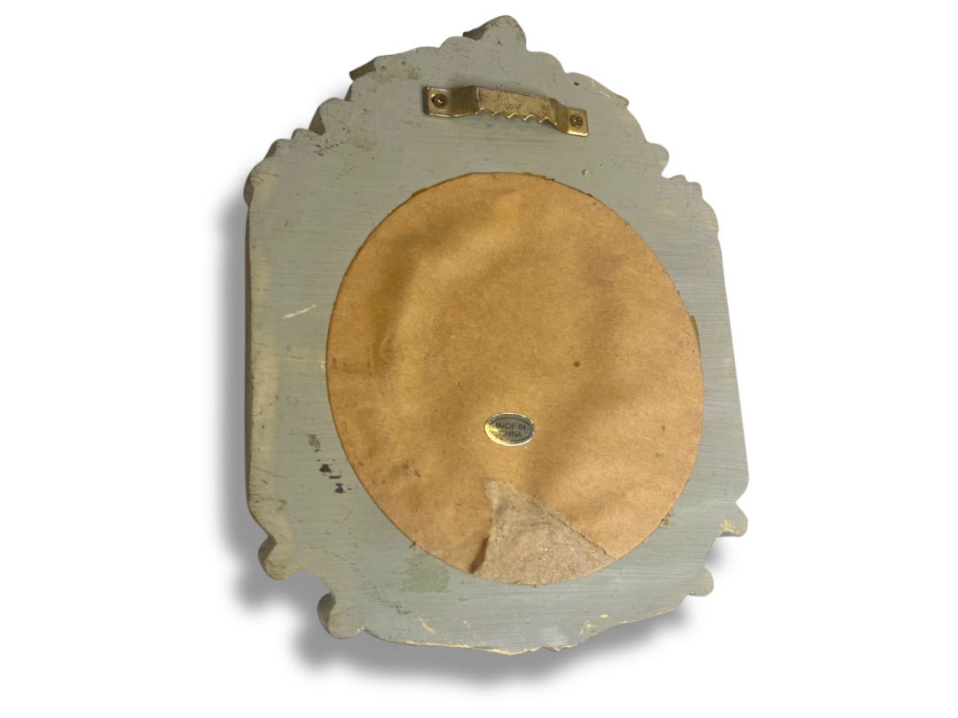 Small Wall Hanging Accent Mirror Shabby Chic Resin 5.25"h x 4.75"w