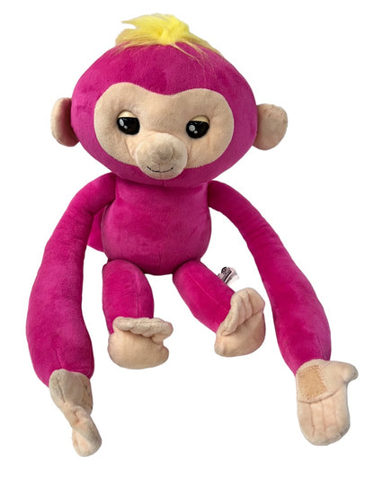 Fingerlings HUGS Bella Pink Interactive Talking Plush Monkey Pet Toy 17"