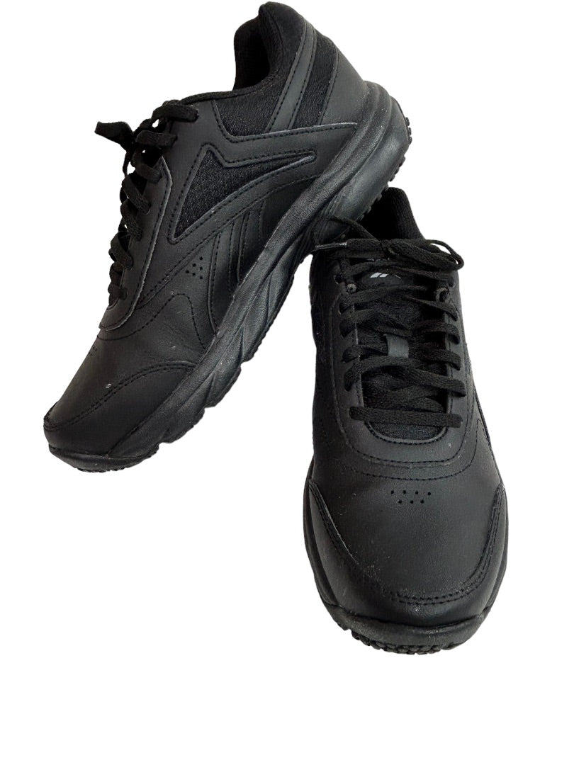 Size 9 Reebok Men's Black Work N Cushion 4 Shoe Sneakers