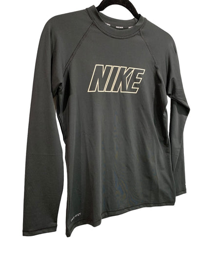 Medium Nike Swim Womens Black Long Sleeve Rashguard New NESS9383