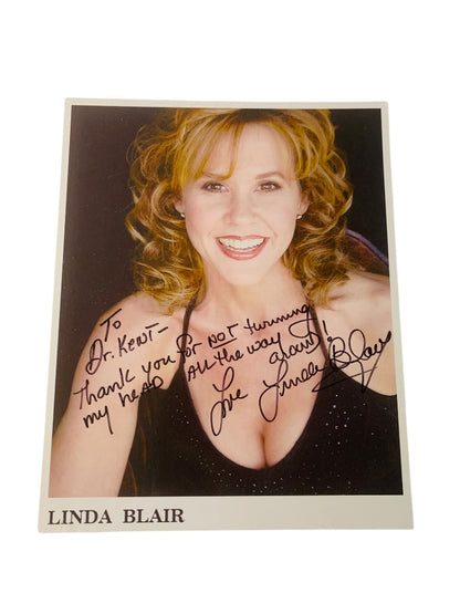 Signed Linda Blair Promo Photo Personalized Autograph 8 x10