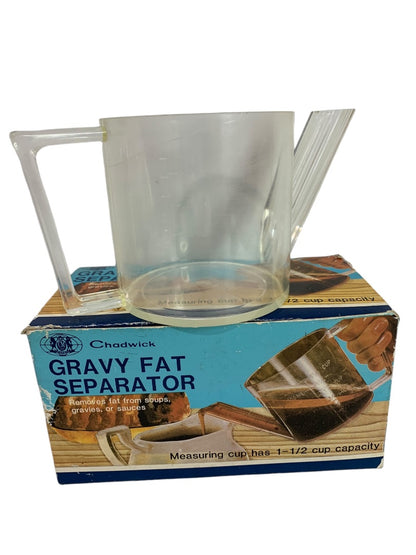 Chadwick Gravy Fat Separator Measuring Cup 1-1 1/2 Capacity 1960s Vintage