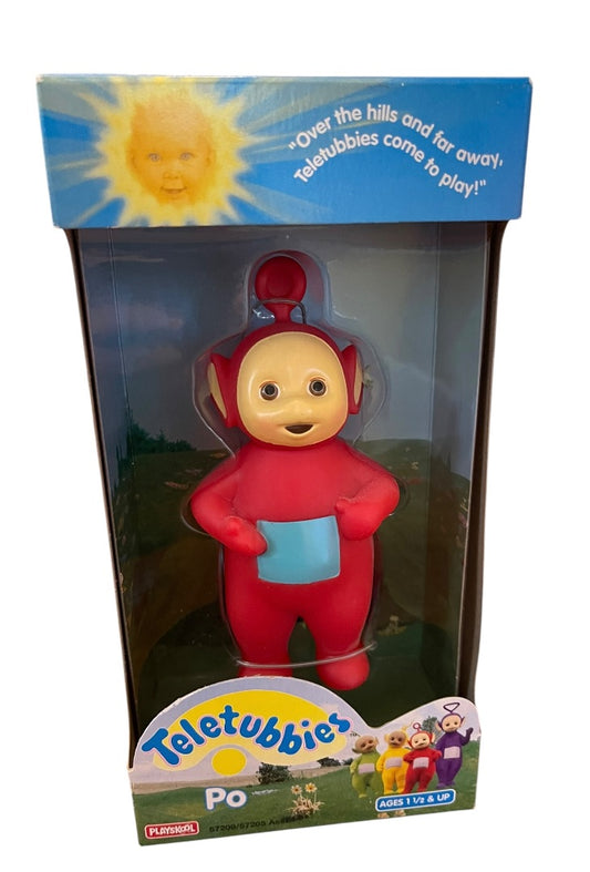 1998 Teletubbies Playskool 6 Inch Po Red Figurine in Box