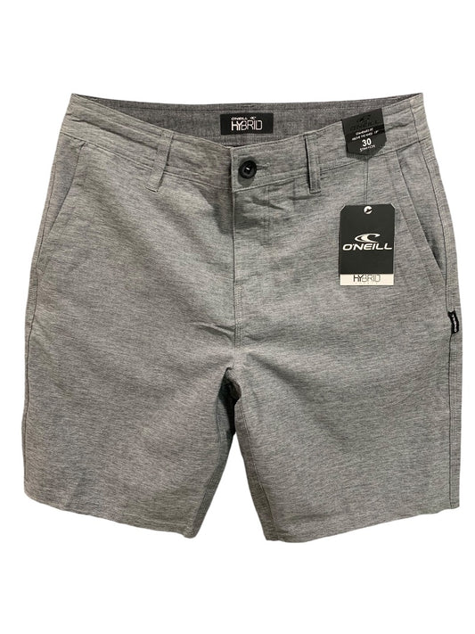 Size 30 O'Neill Mens New Hybrid Drifter Shorts Standard Fit Gray