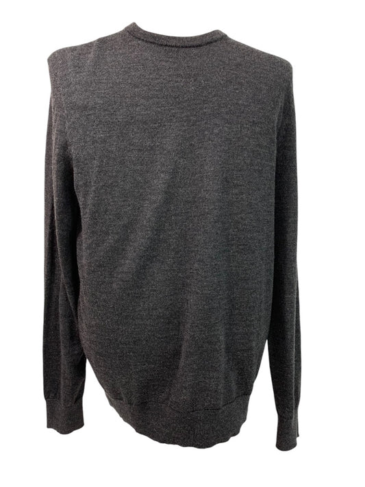 Medium Calvin Klein Mens New Gray Wool Blend Sweater