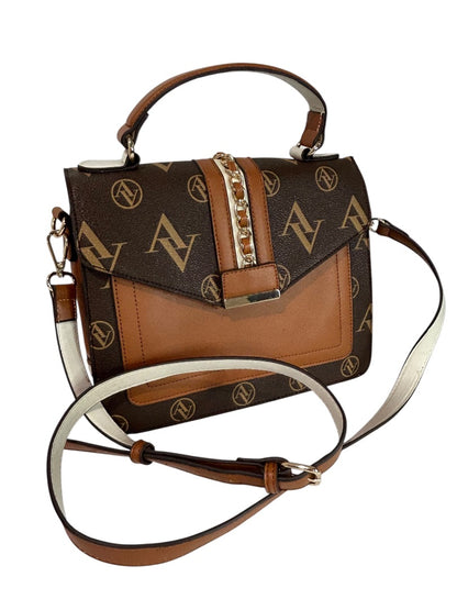 Adrienne Vittadini Top Handle Satchel Bag Removable Shoulder Strap The Signature Collection