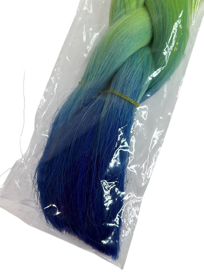 Claires New Rainbow Ombre Braid 19 Inch Synthetic Hair